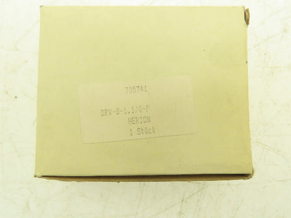 Herion DRV-8-1.1/0-P Needle Valve w/Reverse Flow Check 1/4"npt MU-08HR  Lot of 3