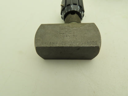 Herion DRV-8-1.1/0-P Needle Valve w/Reverse Flow Check 1/4"npt MU-08HR  Lot of 3