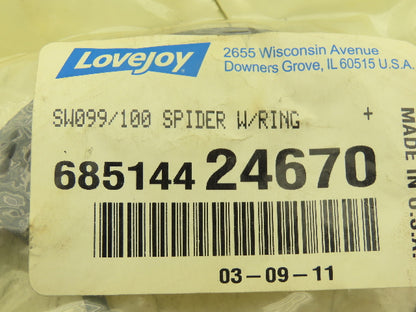 Lovejoy 68514424670 SW099-100 Spider Coupling Lot of 3