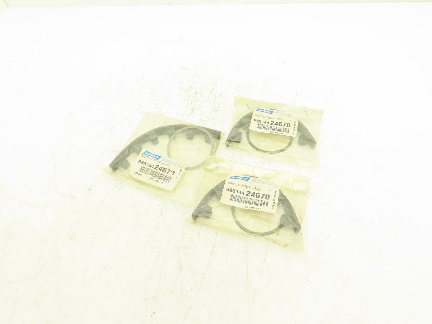 Lovejoy 68514424670 SW099-100 Spider Coupling Lot of 3