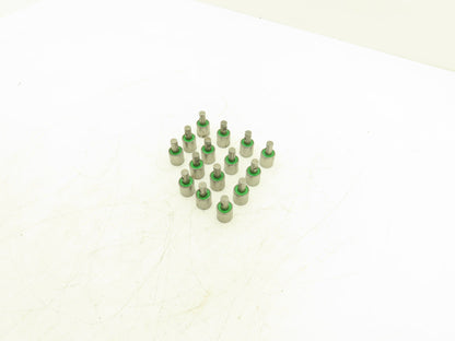Temco NA Cam Follower Roller 19mm Dia 21mm W Stud 9mm Dia 18mm L Lot of 15