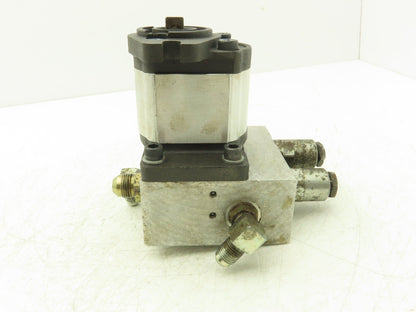 GRH 01-143-047 Hydraulic Gear Pump 2-Bolt w/Manifold Base