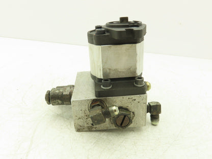 GRH 01-143-047 Hydraulic Gear Pump 2-Bolt w/Manifold Base