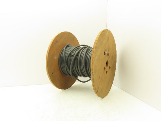 E-64956 Multi Wire Cable Spool 4 Conductor & Ground 150' Black 16AWG 600V