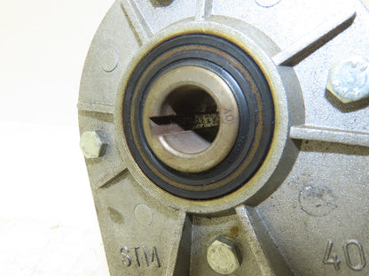 STM RMI 40 I Worm Gearbox 40:1 Reducer 0.29Hp 412rpm IEC 63