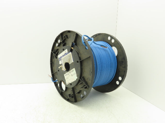 Belden 1624R 006 Wire Spool 24AWG 8 Strand 300' Blue Shielded Cable