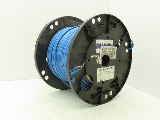 Belden 1624R 006 Wire Spool 24AWG 8 Strand 300' Blue Shielded Cable