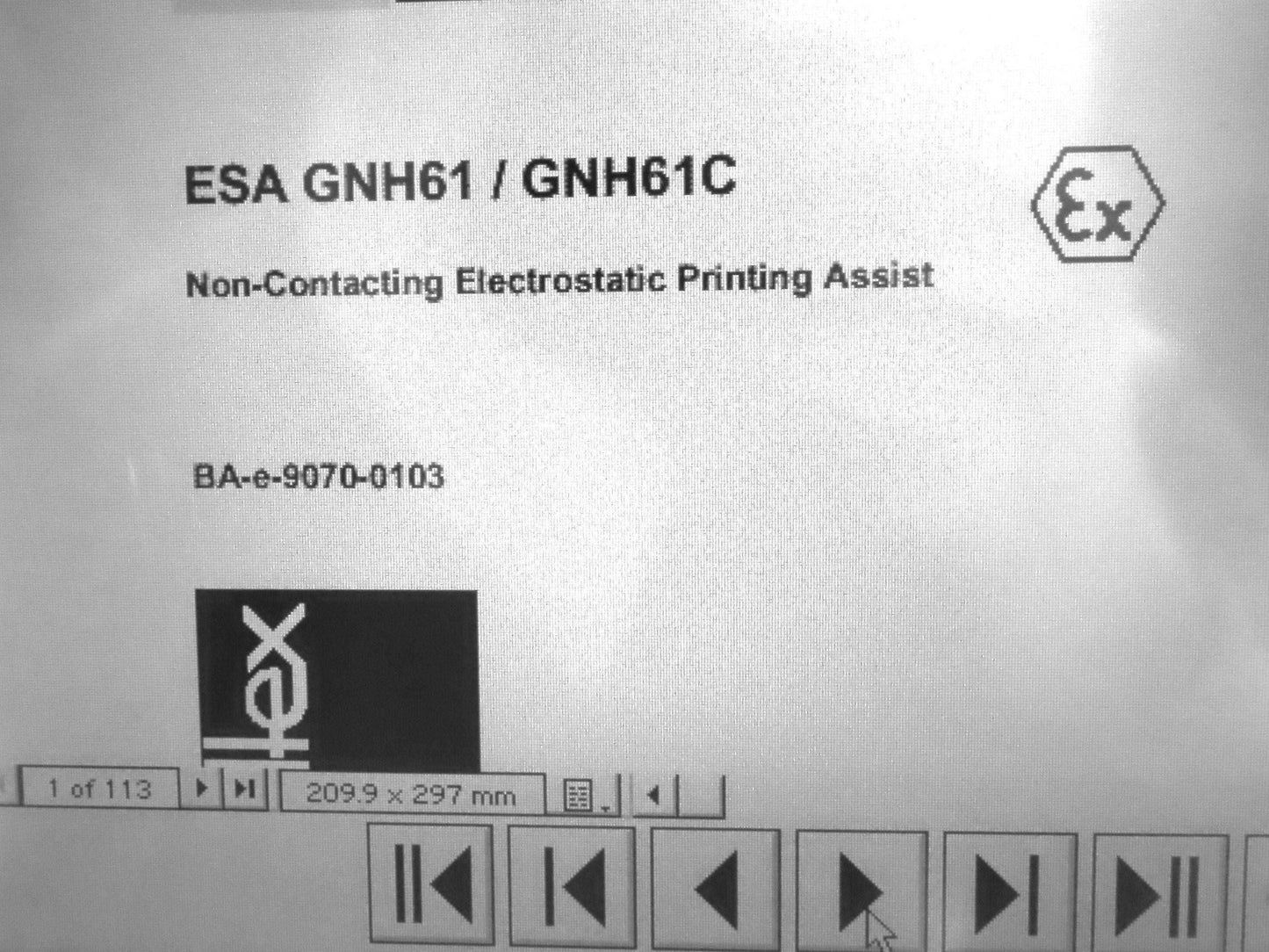 Eltex ESCGS01 Display Computer Touchscreen Win95 1Ph AC AMD 133MHz 32MB 10GB