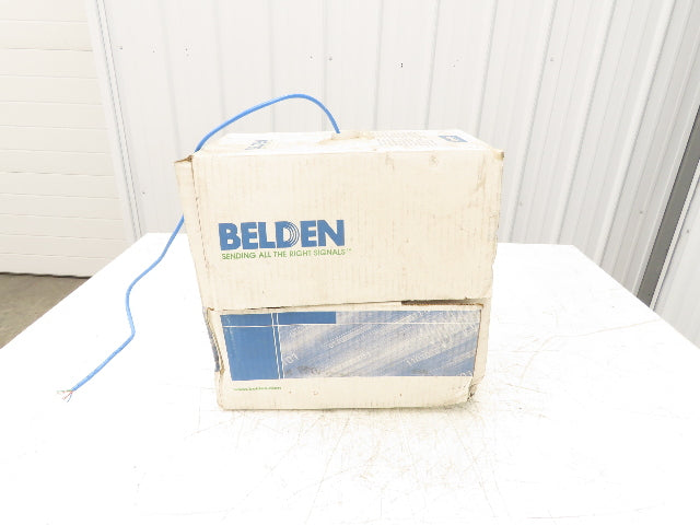 Belden 1583A 006 Wire Spool 24AWG 8 Conductor 800' Blue Shielded Cable