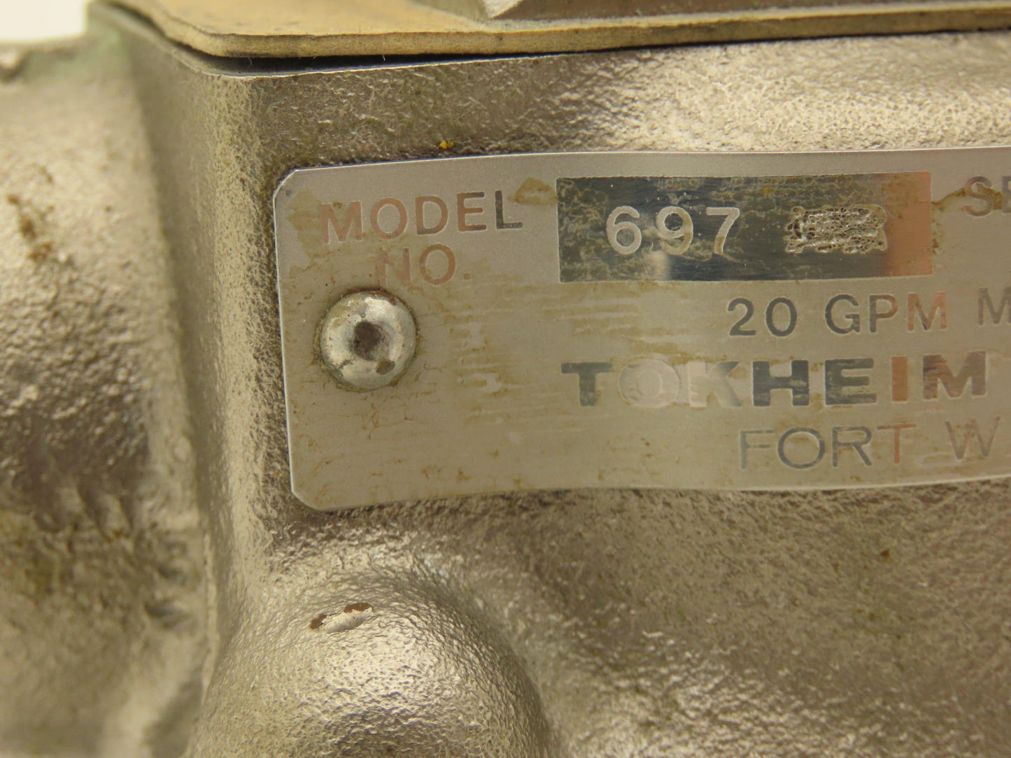 Tokheim 697 Fuel Meter Body 1" NPT 20GPM 150 PSI Max