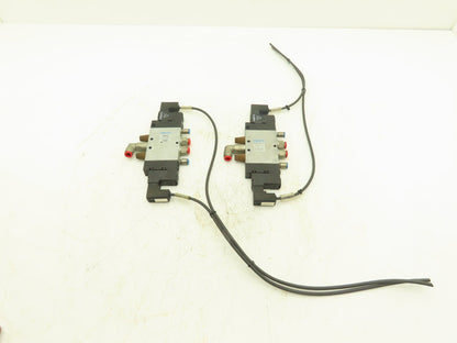 Festo CPE18-M1H-5JS-1/4 5/2 Double Solenoid Valve 1500 l/min Lot of 2