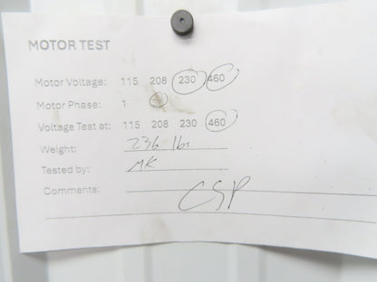 Siemens 1LA9166-2KA96-ZN01 Kaeser Compressor Motor 25Hp 3550 RPM 460V 3PH 160L