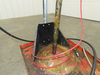 Lincoln V350120000 50:1 Pneumatic Grease Barrel Pump Portable 16Gal 120lb Lifter