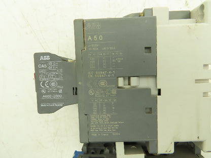 ABB A50-100 Contactor 3-Pole 100A 600VAC 115V Coil w/Overload TA75