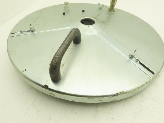 120 lb Drum Barrel Grease Pump Lid Cover Top Follower With Low Level Switch