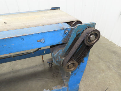 SMC 24"x 61" Slider Bed Conveyor 17" Belt 230V Variable Speed Belt Drive 115FPM