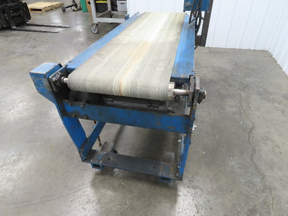 SMC 24"x 61" Slider Bed Conveyor 17" Belt 230V Variable Speed Belt Drive 115FPM