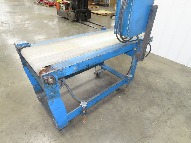 SMC 24"x 61" Slider Bed Conveyor 17" Belt 230V Variable Speed Belt Drive 115FPM