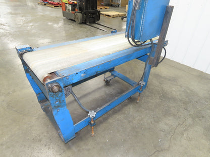 SMC 24"x 61" Slider Bed Conveyor 17" Belt 230V Variable Speed Belt Drive 115FPM