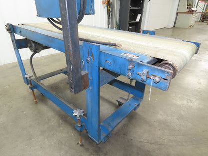 SMC 24"x 61" Slider Bed Conveyor 17" Belt 230V Variable Speed Belt Drive 115FPM