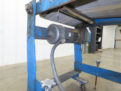 SMC 24"x 61" Slider Bed Conveyor 17" Belt 230V Variable Speed Belt Drive 115FPM