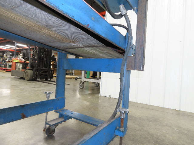 SMC 24"x 61" Slider Bed Conveyor 17" Belt 230V Variable Speed Belt Drive 115FPM