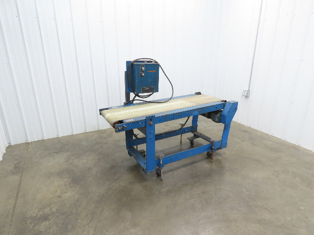 SMC 24"x 61" Slider Bed Conveyor 17" Belt 230V Variable Speed Belt Drive 115FPM