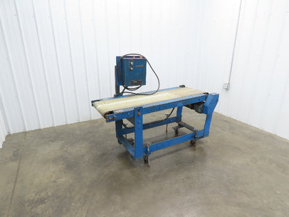 SMC 24"x 61" Slider Bed Conveyor 17" Belt 230V Variable Speed Belt Drive 115FPM