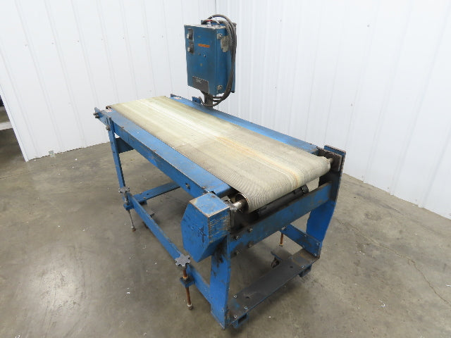 SMC 24"x 61" Slider Bed Conveyor 17" Belt 230V Variable Speed Belt Drive 115FPM