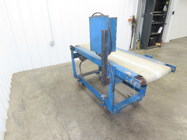 SMC 24"x 61" Slider Bed Conveyor 17" Belt 230V Variable Speed Belt Drive 115FPM