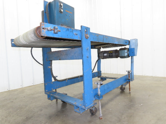 SMC 24"x 61" Slider Bed Conveyor 17" Belt 230V Variable Speed Belt Drive 115FPM