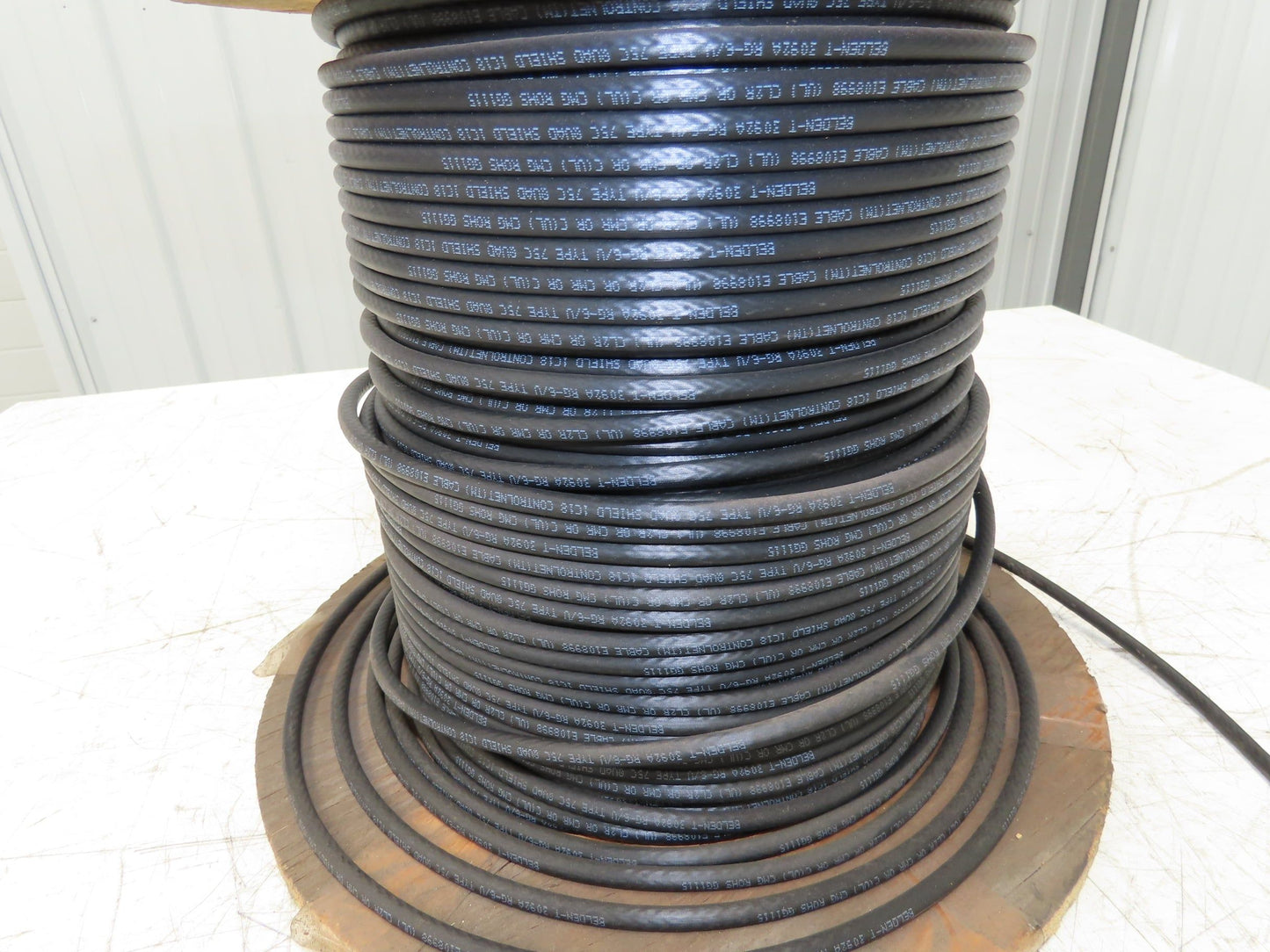 Belden 3092A Wire Spool 18AWG 300' Black Coaxial Cable