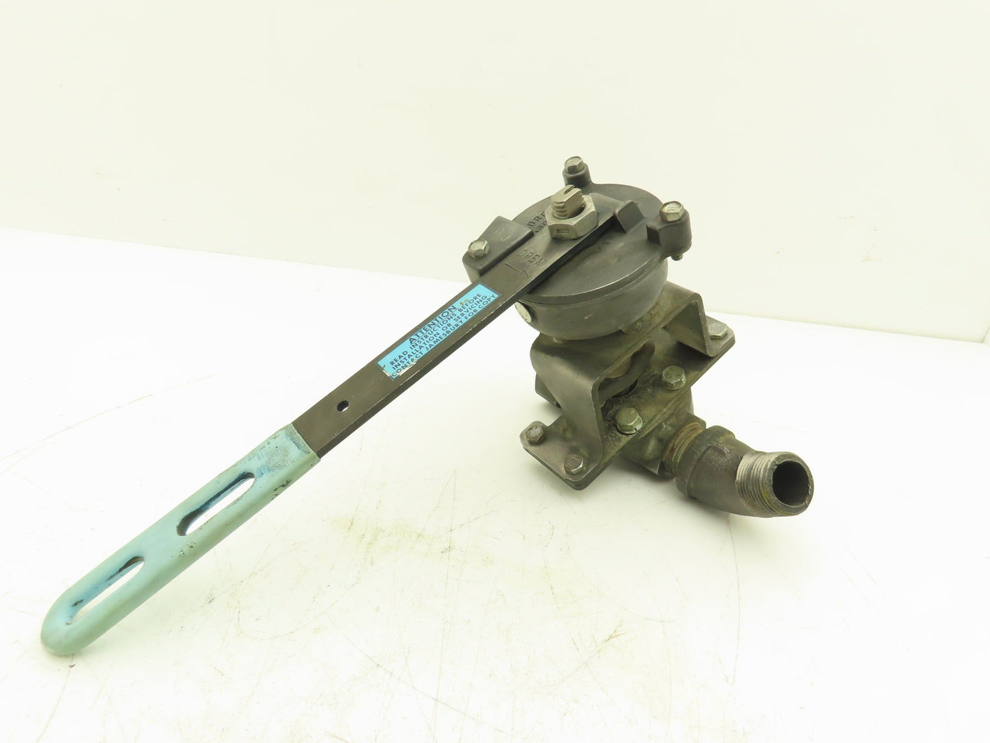 Jamesbury TORQ-HANDLE 1" Ball Valve M-F with Spring Return-to-Closed Handle