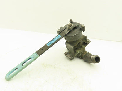 Jamesbury TORQ-HANDLE 1" Ball Valve M-F with Spring Return-to-Closed Handle