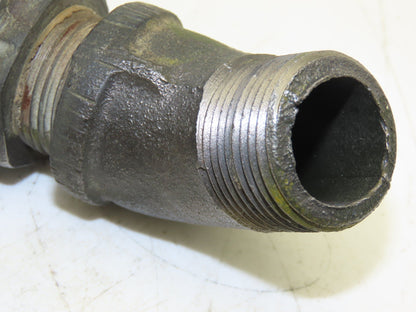 Jamesbury TORQ-HANDLE 1" Ball Valve M-F with Spring Return-to-Closed Handle