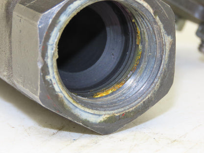 Jamesbury TORQ-HANDLE 1" Ball Valve M-F with Spring Return-to-Closed Handle