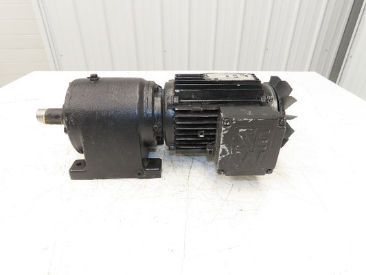 Alfred Imhof R40DT80N2 Inline Gearmotor 20.12 Reducer 134rpm 1.1kw 220/380V 3PH
