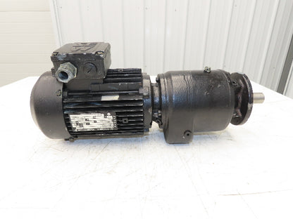 Sew Eurodrive RF40DT80N2 Inline Gearmotor 16:1 Reducer 166rpm 1.1kw 220/380V 3PH