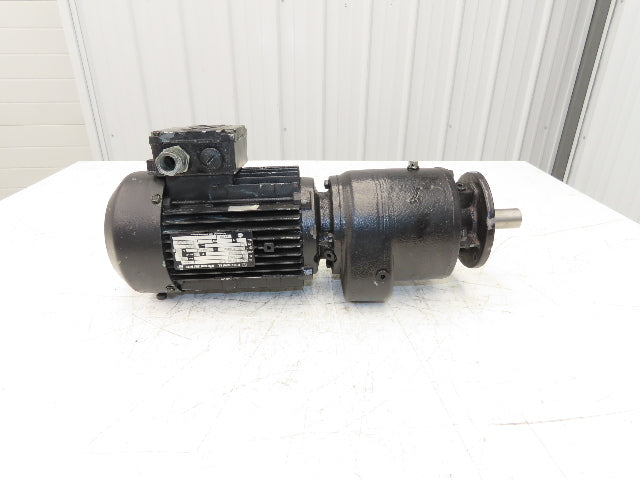 Sew Eurodrive RF40DT80N2 Inline Gearmotor 16:1 Reducer 166rpm 1.1kw 220/380V 3PH