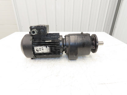 Sew Eurodrive RF40DT80N2 Inline Gearmotor 16:1 Reducer 166rpm 1.1kw 220/380V 3PH