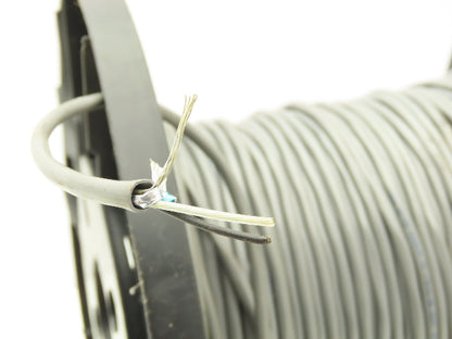 Belden 8761 060 Wire Spool 22AWG 225' 1 Pair Twisted Gray Cable 300V
