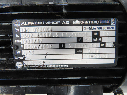 Sew Eurodrive R40DT80K4 Inline Gearmotor 29.36 Reducer 47rpm .33kw 230/400V 3PH