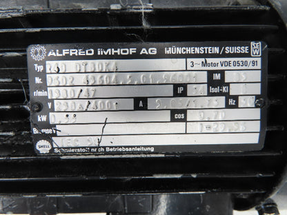 Sew Eurodrive R40DT80K4 Inline Gearmotor 29.36 Reducer 47rpm .33kw 230/400V 3PH