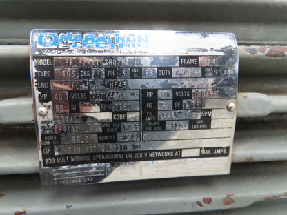 Sauer Danfoss 90R100 Hydraulic Piston Pump Unit 60 Gal 87 GPM 6000 PSI 40 Hp