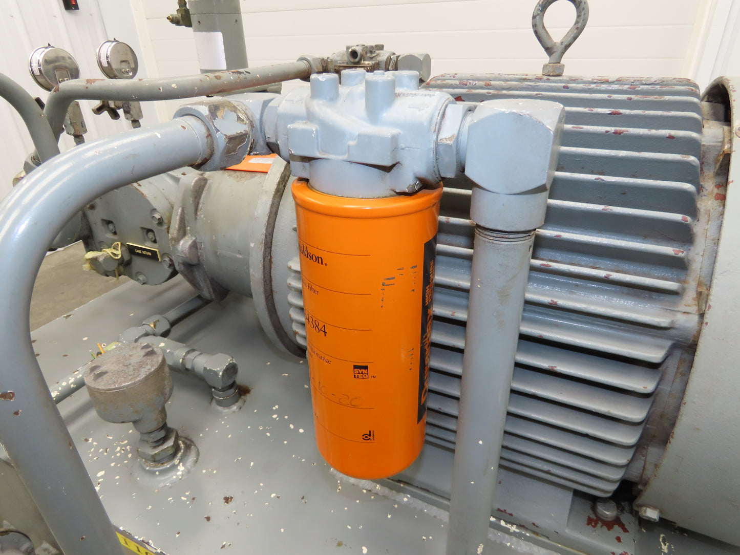 Sauer Danfoss 90R100 Hydraulic Piston Pump Unit 60 Gal 87 GPM 6000 PSI 40 Hp