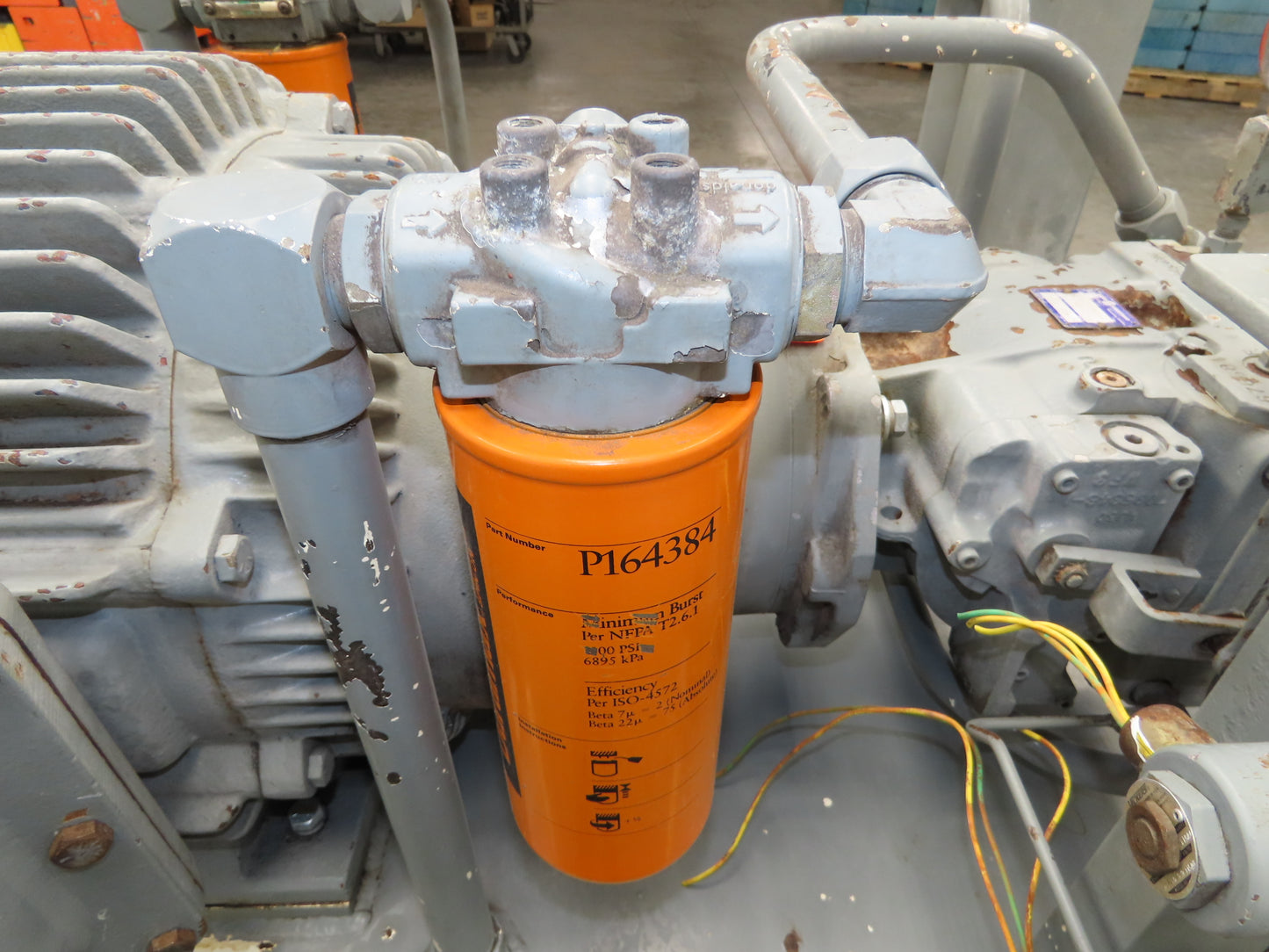 Sauer Danfoss 90R100 Hydraulic Piston Pump Unit 60 Gal 87 GPM 6000 PSI 40 Hp