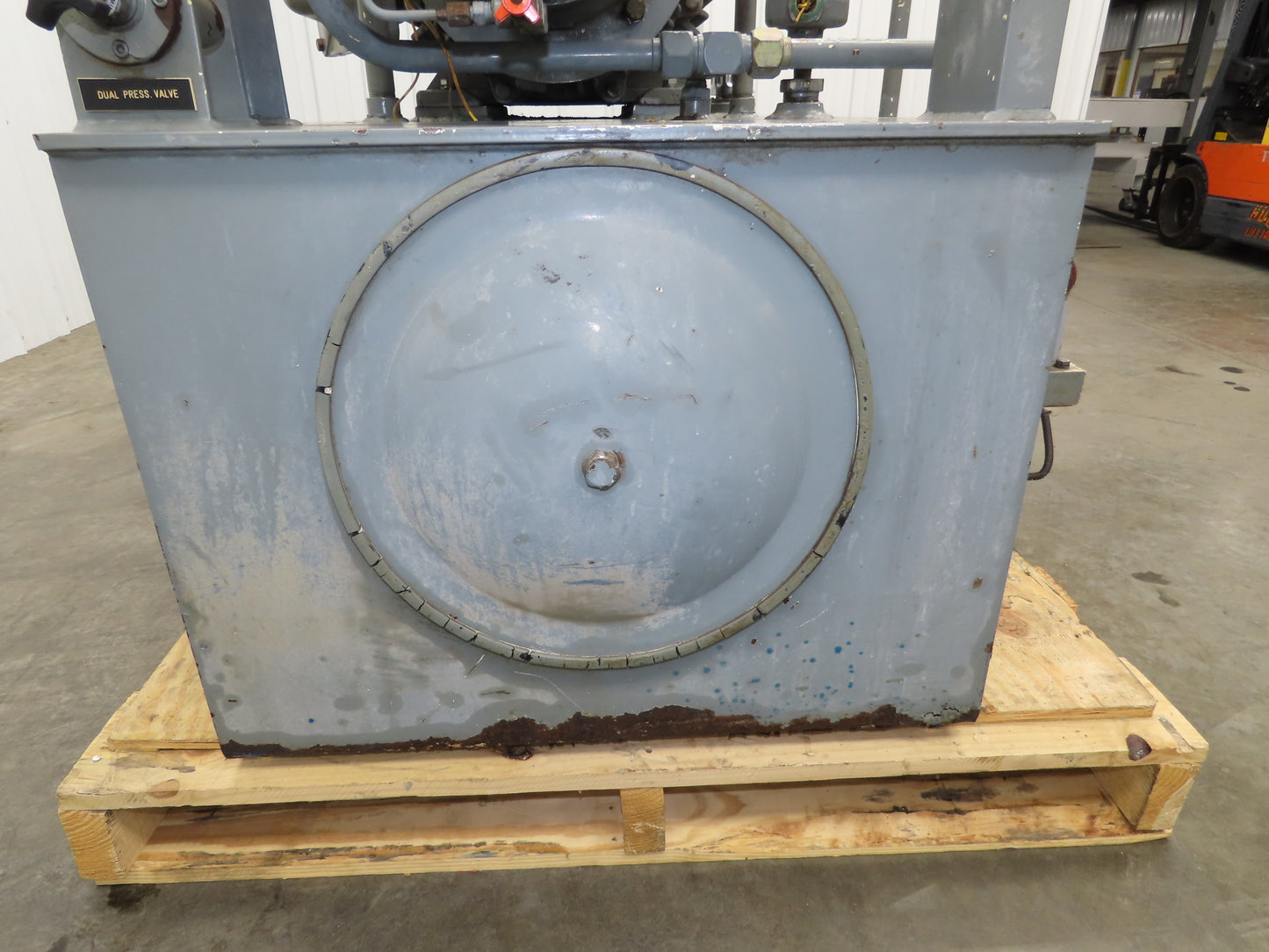 Sauer Danfoss 90R100 Hydraulic Piston Pump Unit 60 Gal 87 GPM 6000 PSI 40 Hp