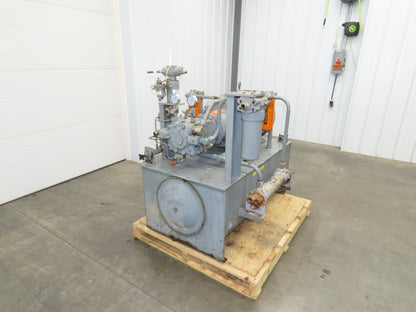 Sauer Danfoss 90R100 Hydraulic Piston Pump Unit 60 Gal 87 GPM 6000 PSI 40 Hp