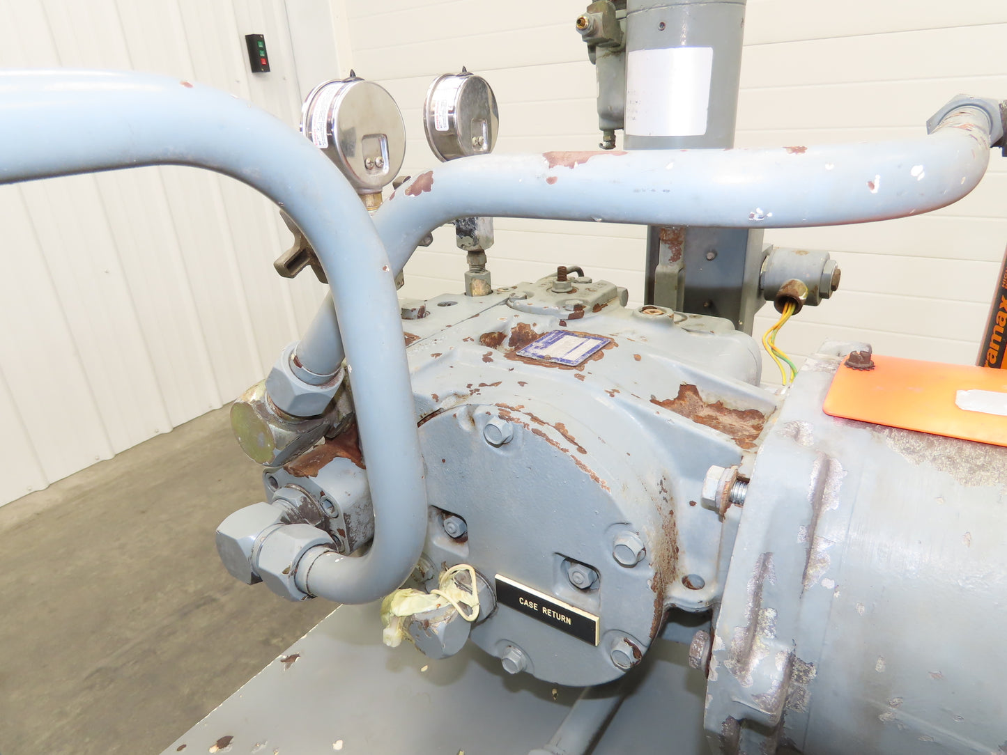 Sauer Danfoss 90R100 Hydraulic Piston Pump Unit 60 Gal 87 GPM 6000 PSI 40 Hp