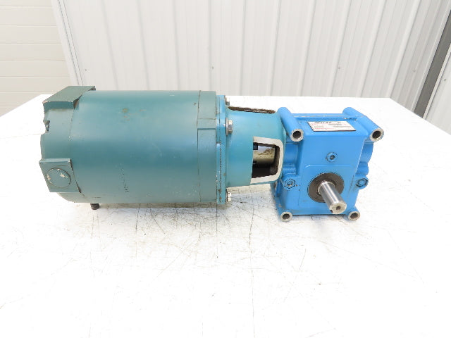 Reliance Duty Master Gearmotor 5:1 Morse Reducer 345rpm 3/4Hp 230/460V 56C RH